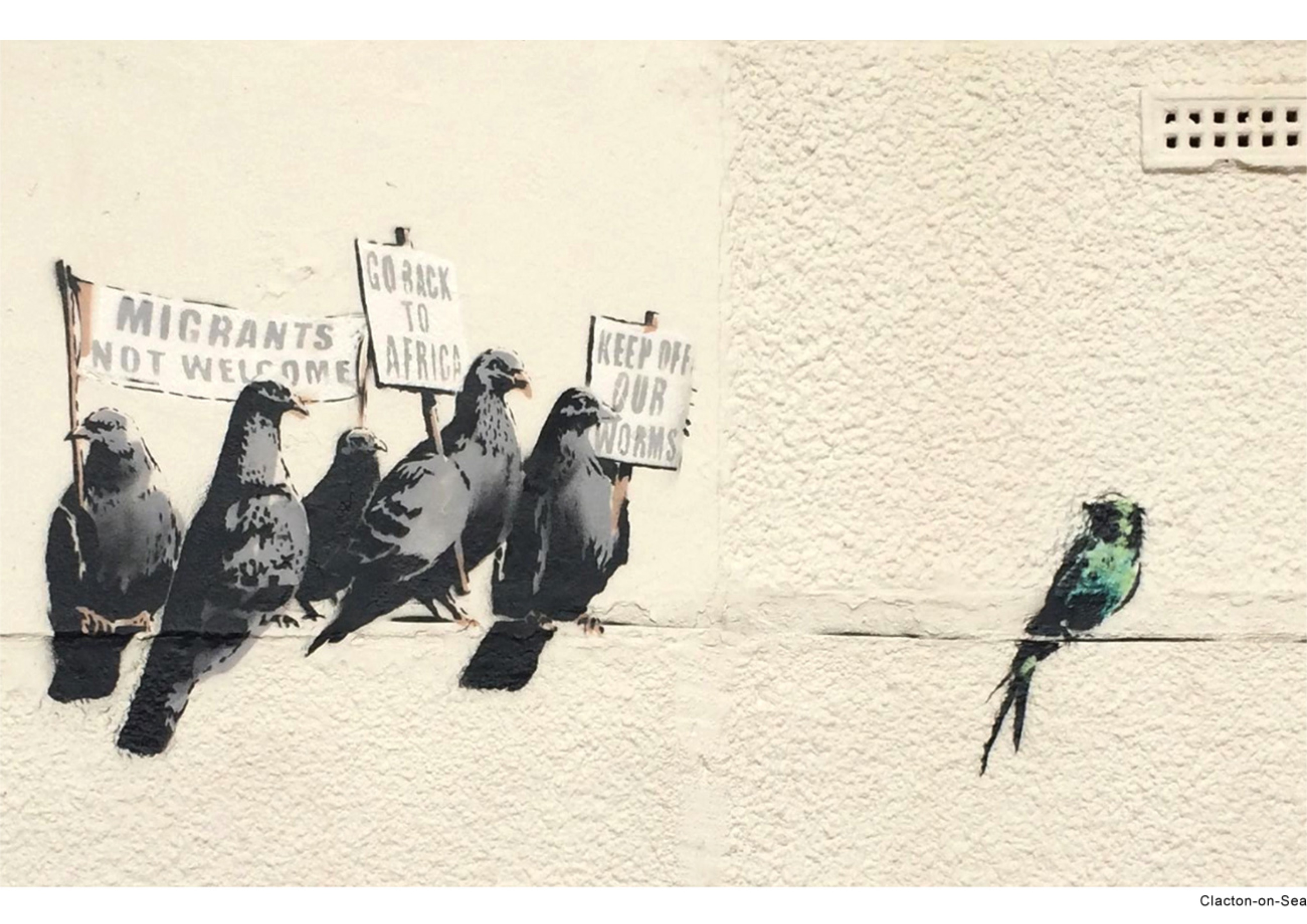 BANKSY 新商品 壁紙アート バンクシー インテリア 絵画 デジタルプリント のり無し 塩化ビニル樹脂系壁紙