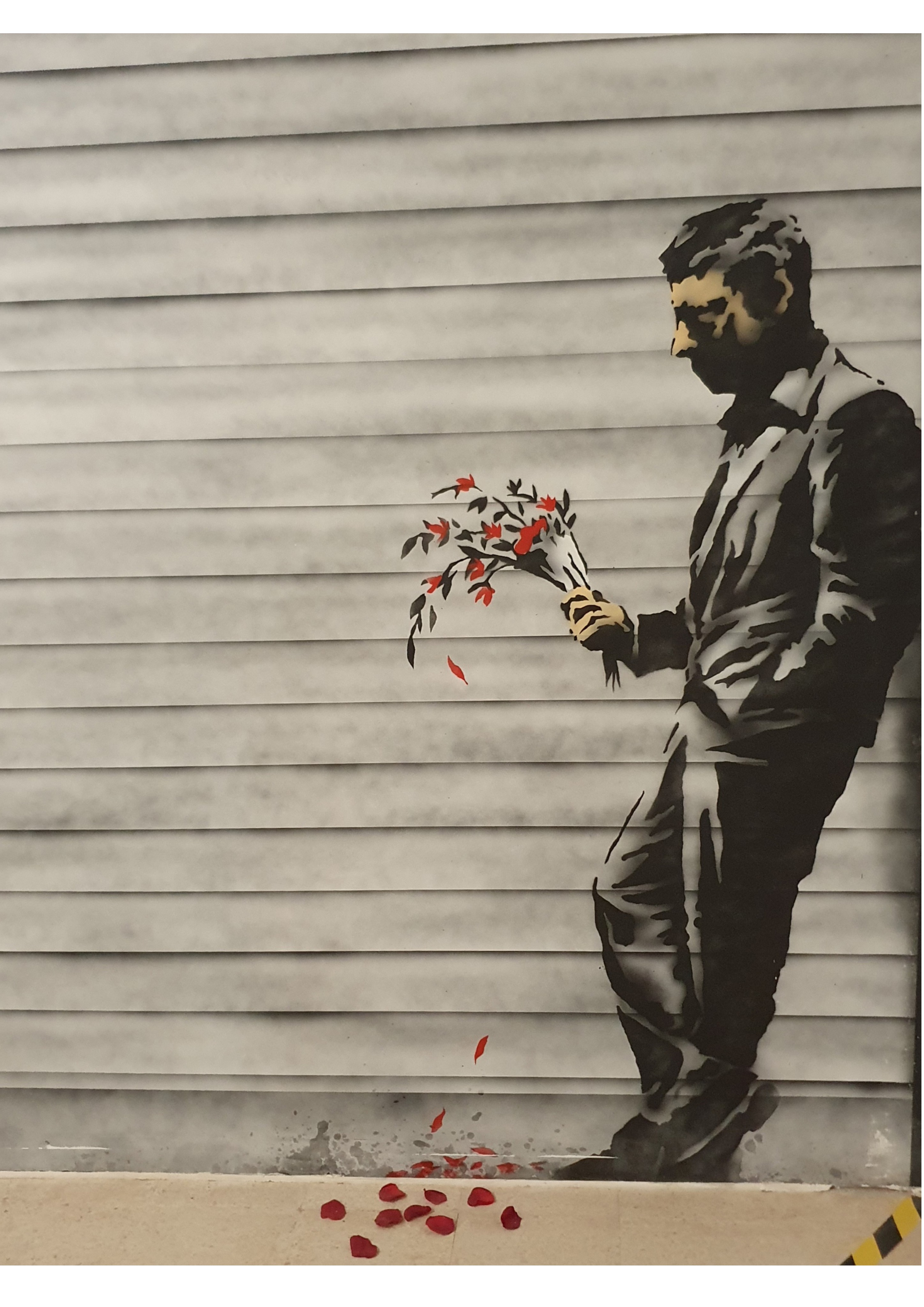 新商品 壁紙アート バンクシー BANKSY インテリア 絵画 デジタルプリント のり無し 塩化ビニル樹脂系壁紙