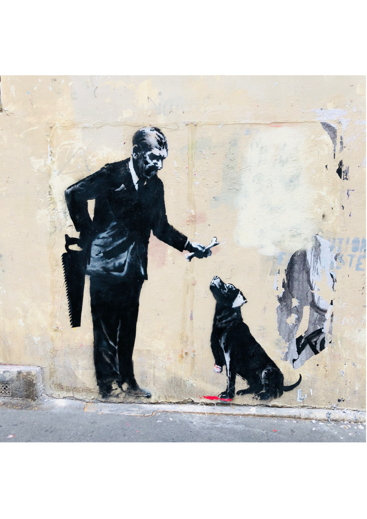 新商品 壁紙アート バンクシー BANKSY インテリア 絵画 デジタルプリント のり無し 塩化ビニル樹脂系壁紙